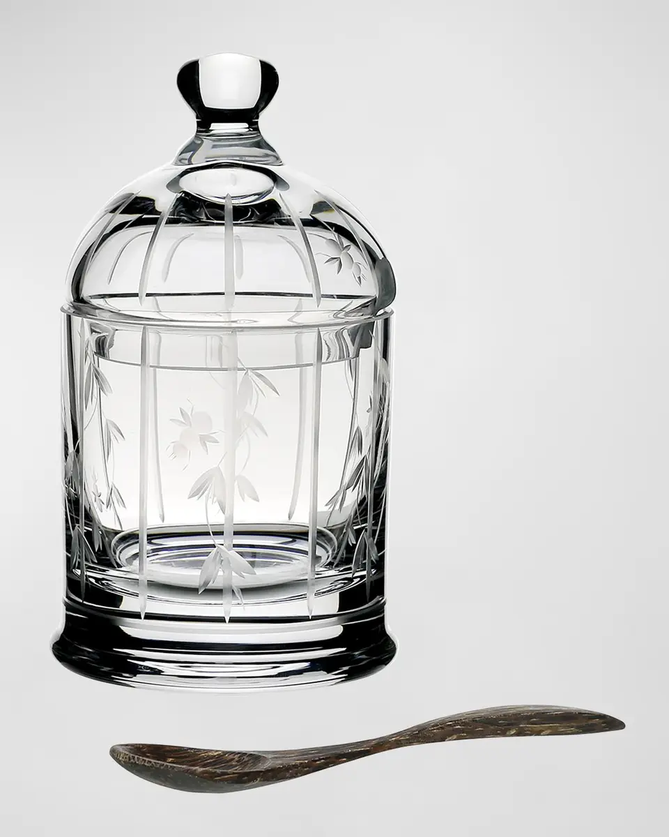 William Yeoward Crystal Abby Honey Jar with Spoon, 8 oz. | Thumbnail 2