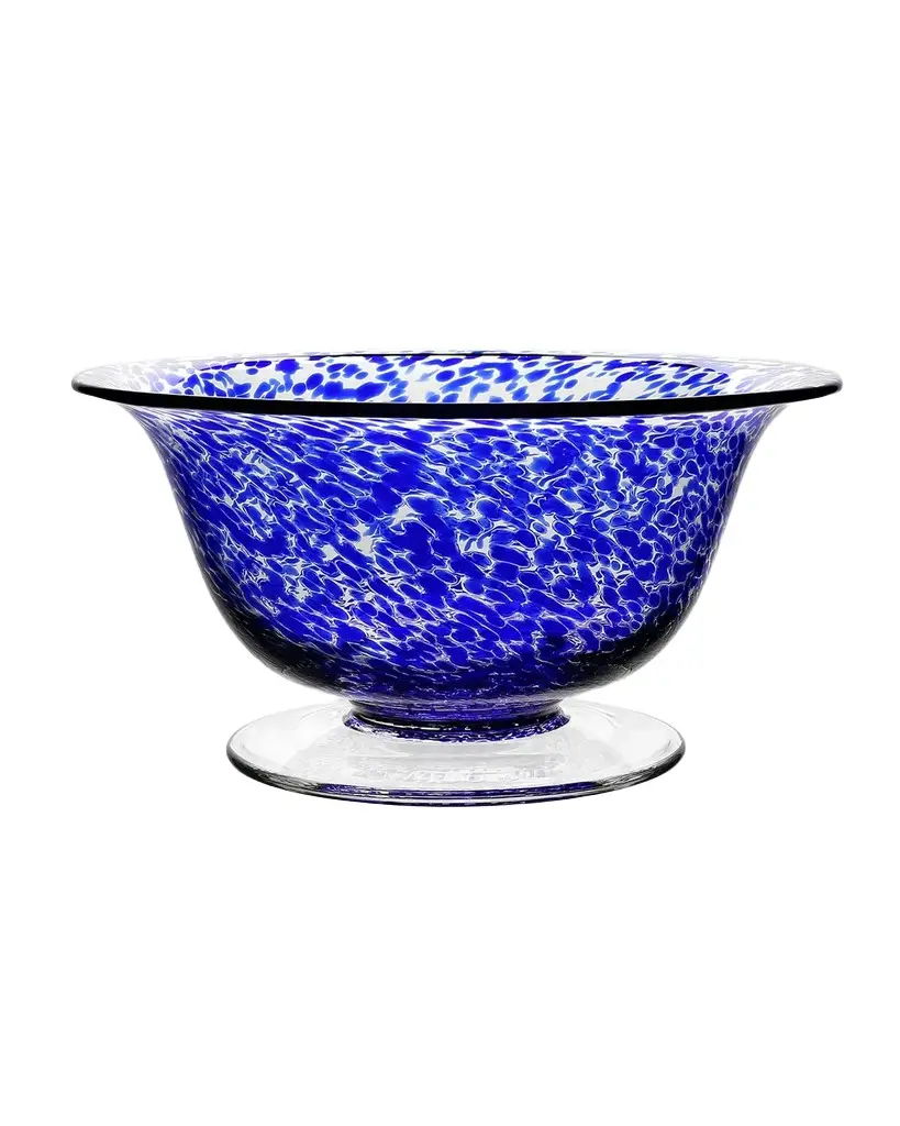 William Yeoward Crystal Vanessa Blue 12" Bowl, 88 oz.