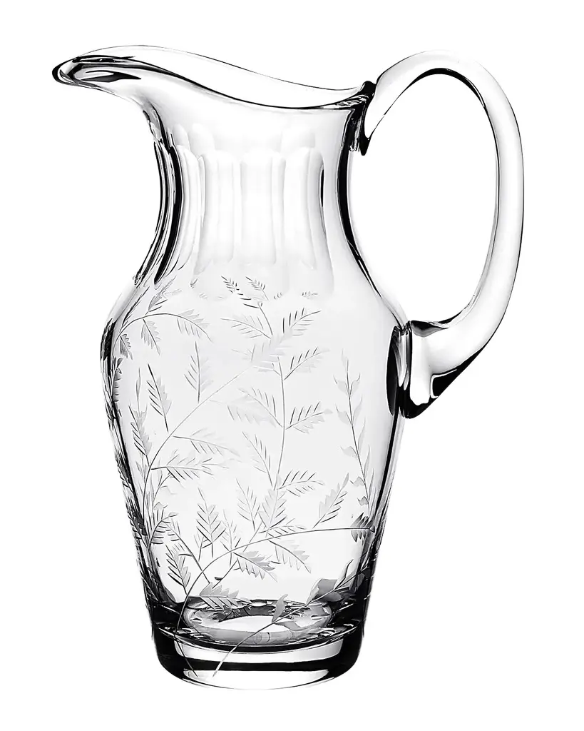 William Yeoward Crystal Fern Tall Pitcher, 44 oz. | Image 1 William Yeoward Crystal Fern Tall Pitcher, 44 oz. | Image 1