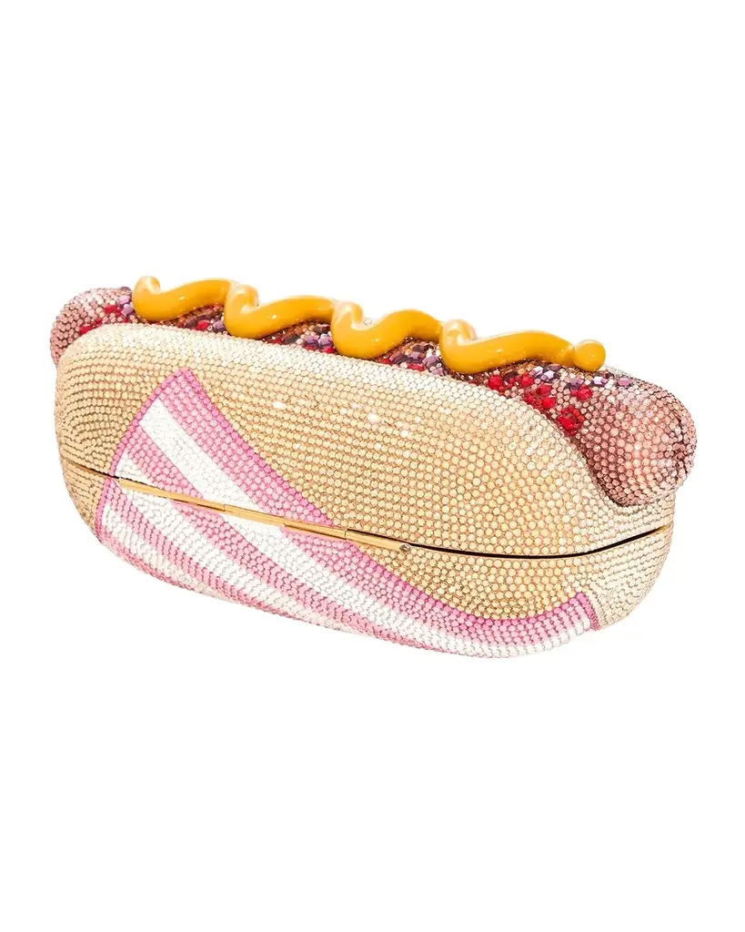 Judith Leiber Couture Hot Dog Crystal Minaudiere | Image 1 Judith Leiber Couture Hot Dog Crystal Minaudiere | Image 1