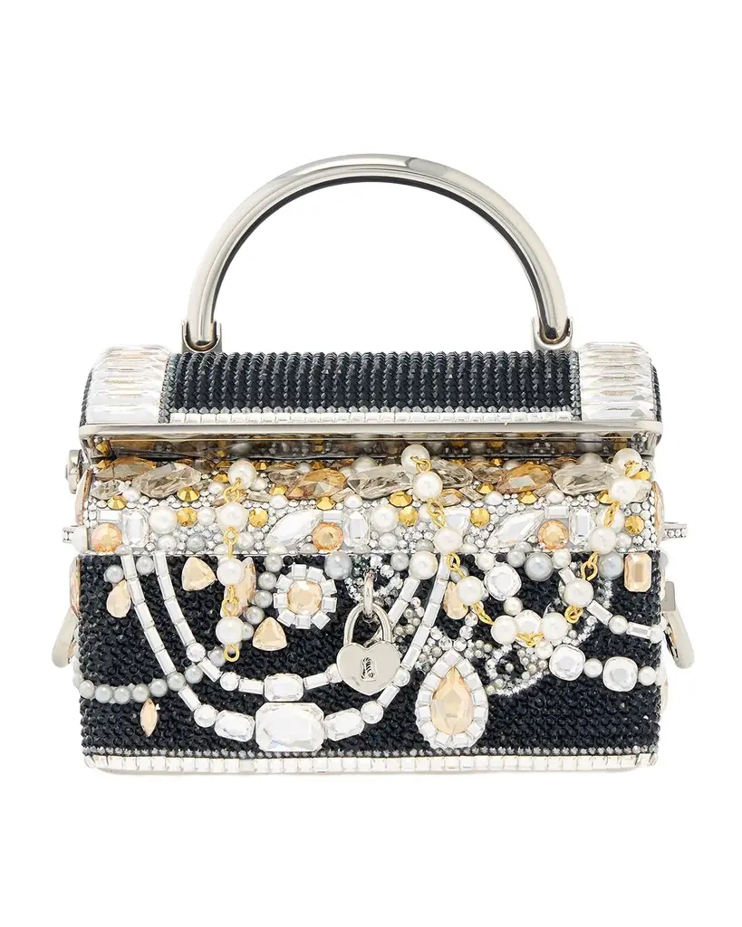 Judith Leiber Couture Abundance Treasure Chest Crystal Top-Handle Bag | Image 1 Judith Leiber Couture Abundance Treasure Chest Crystal Top-Handle Bag | Image 1