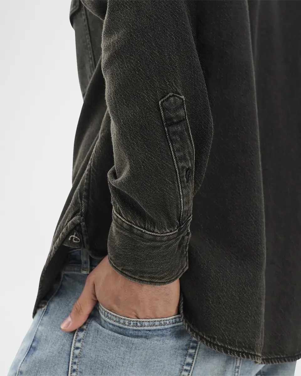 rag & bone Men's Jack Denim Button-Down Shirt | Thumbnail 5 rag & bone Men's Jack Denim Button-Down Shirt | Thumbnail 5