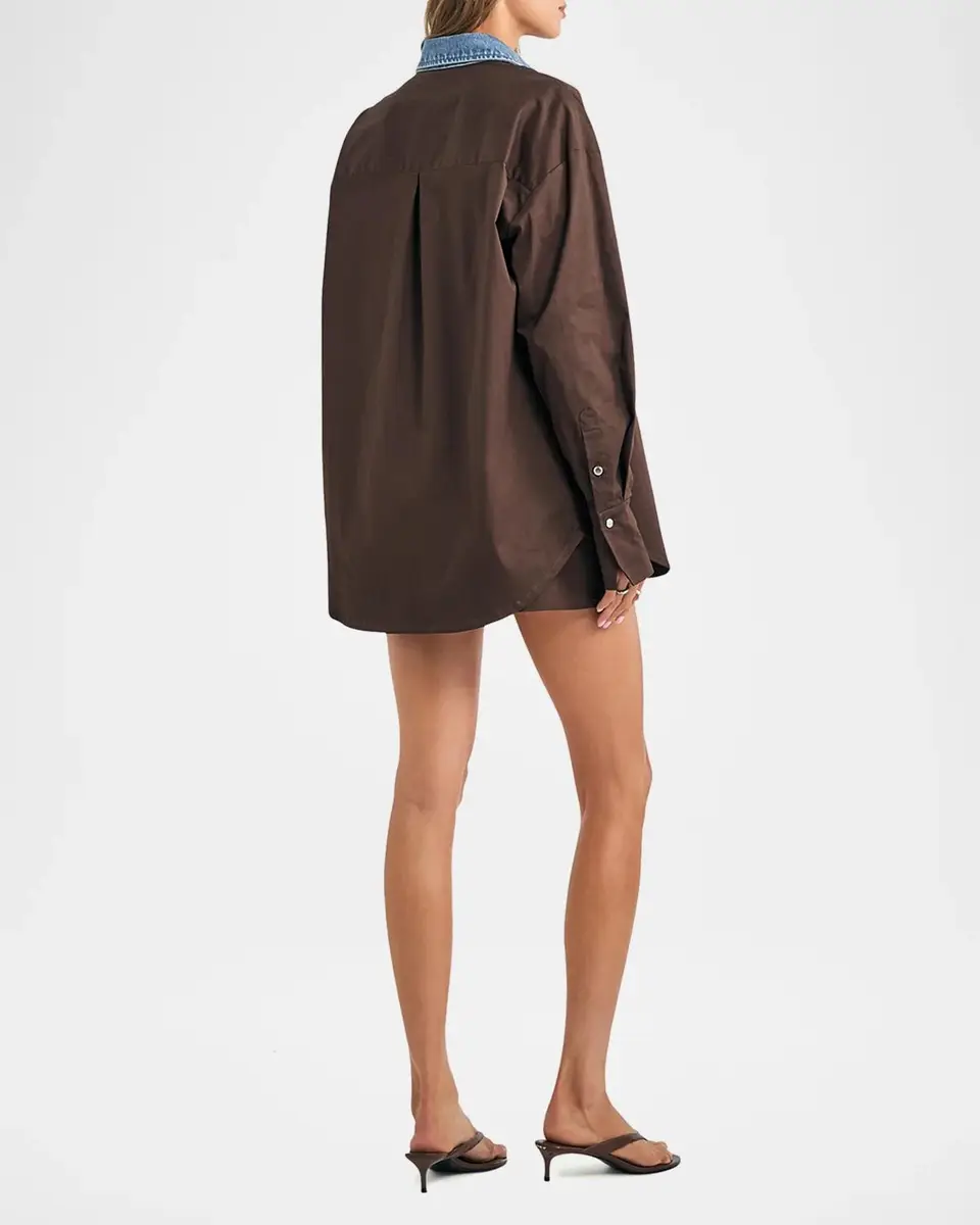 SEROYA Gill Oversized Button-Front Shirt | Thumbnail 2 SEROYA Gill Oversized Button-Front Shirt | Thumbnail 2