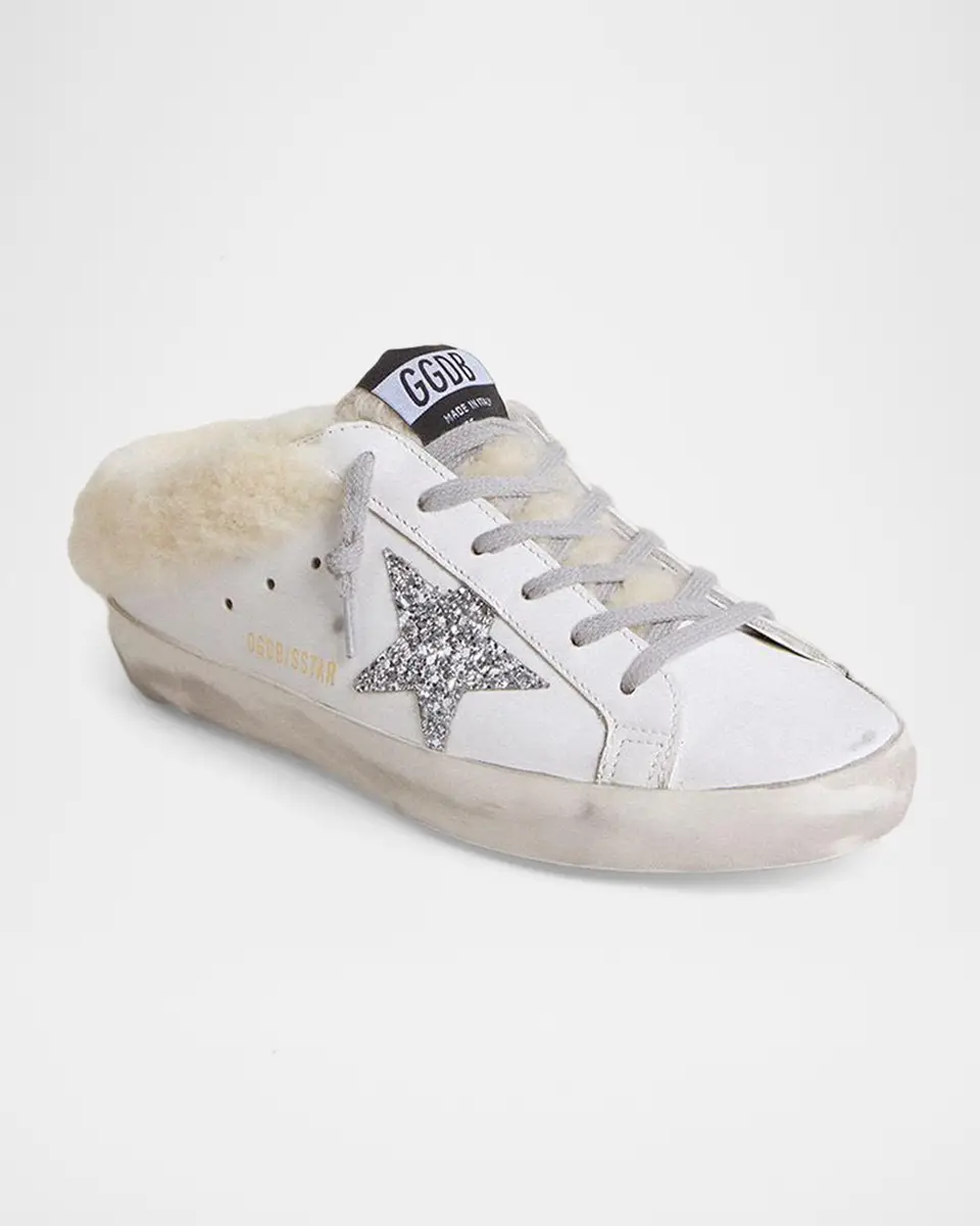 Golden Goose Super-Star Sabot Shearling-Lined Leather Slide Sneakers | Thumbnail 2 Golden Goose Super-Star Sabot Shearling-Lined Leather Slide Sneakers | Thumbnail 2