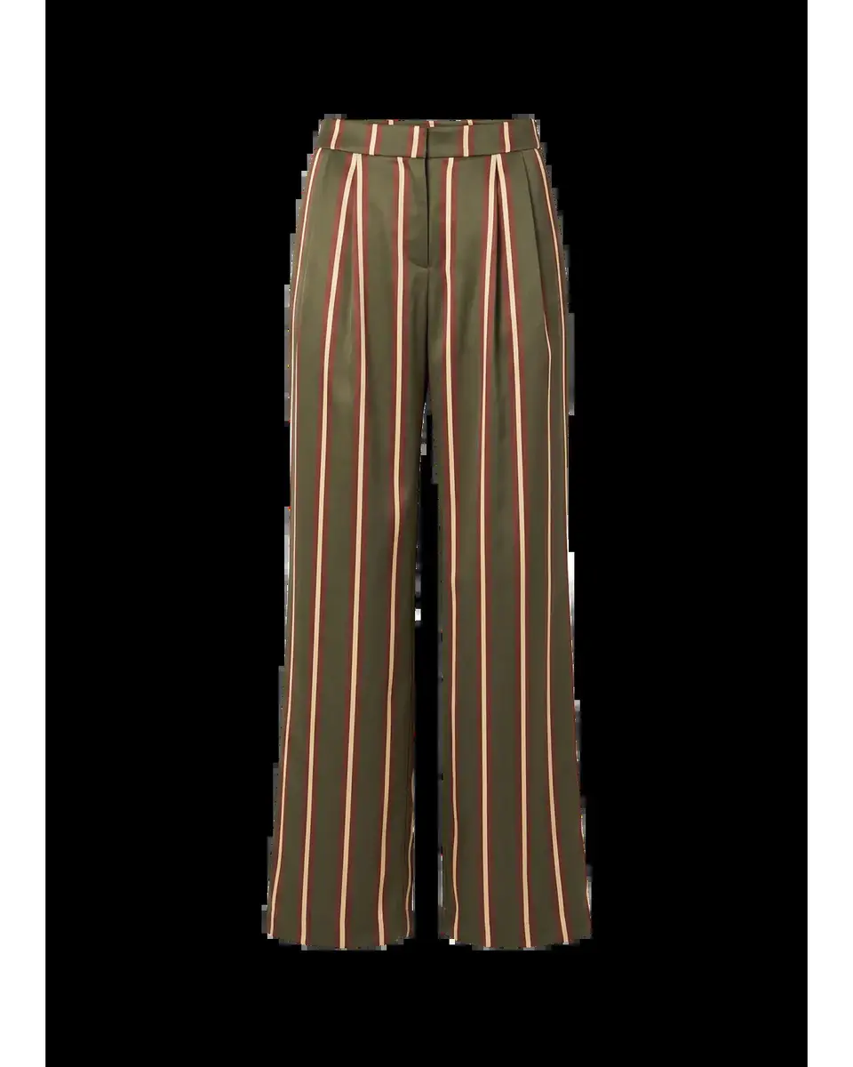 SEROYA Marlowe Striped Satin Pants | Thumbnail 2 SEROYA Marlowe Striped Satin Pants | Thumbnail 2