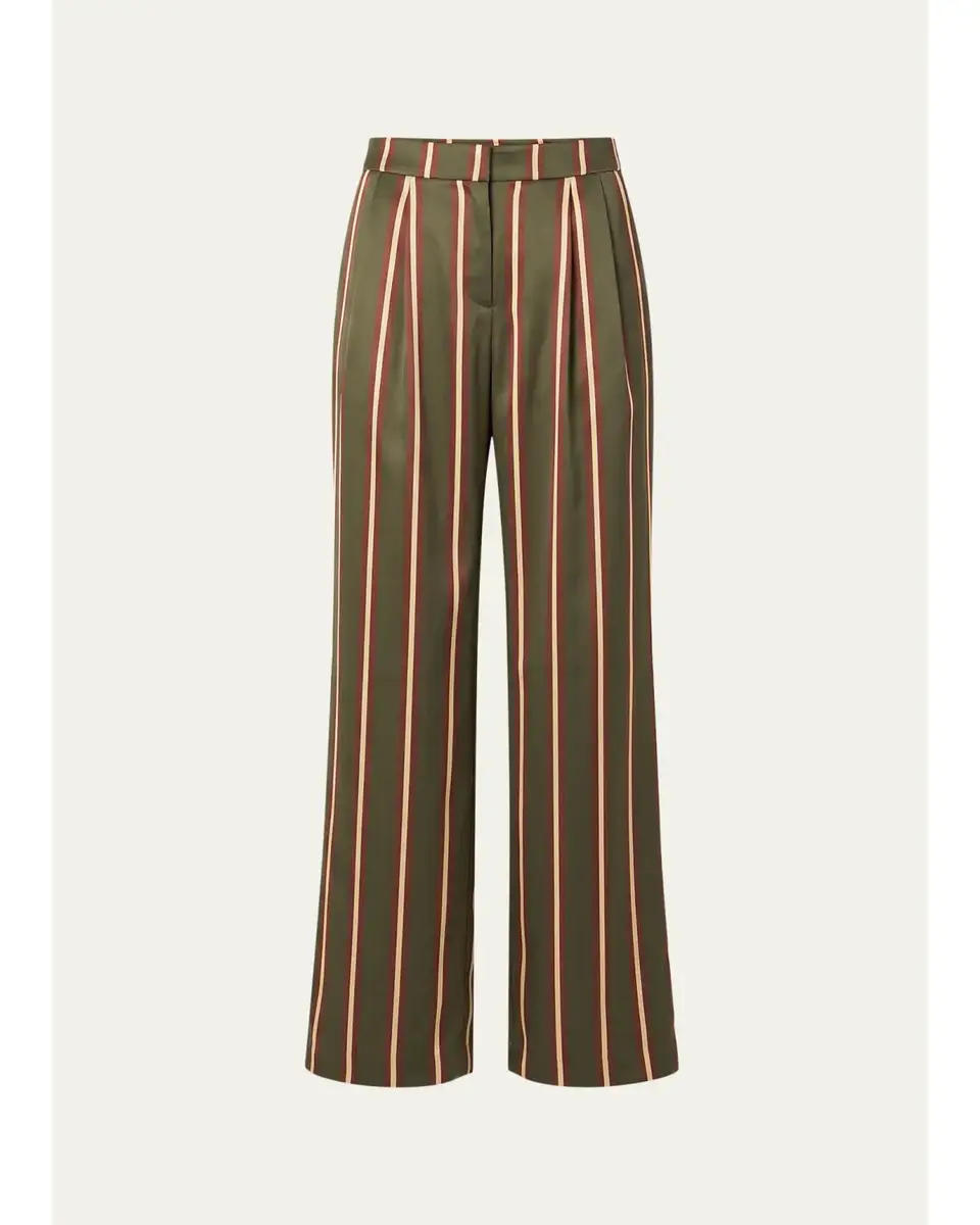 Marlowe Striped Satin Pants Marlowe Striped Satin Pants