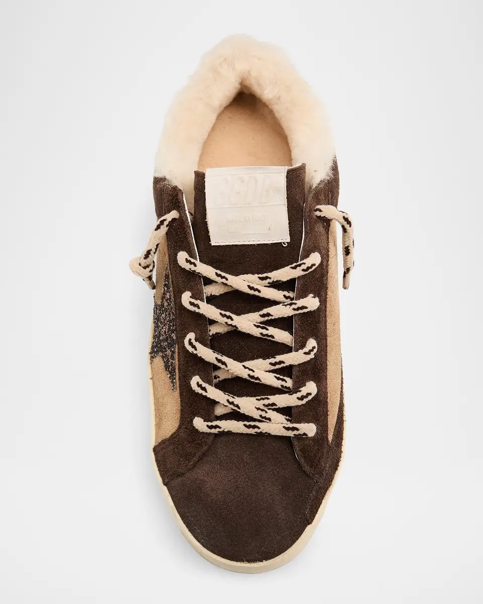 Golden Goose Super-Star Shearling-Lined Suede Low-Top Sneakers | Thumbnail 6 Golden Goose Super-Star Shearling-Lined Suede Low-Top Sneakers | Thumbnail 6