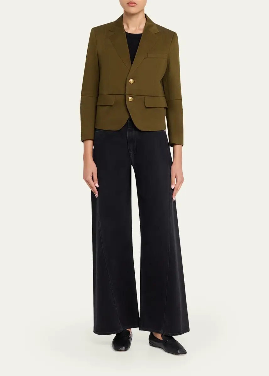R13 Pleated Boyfriend Blazer | Thumbnail 2