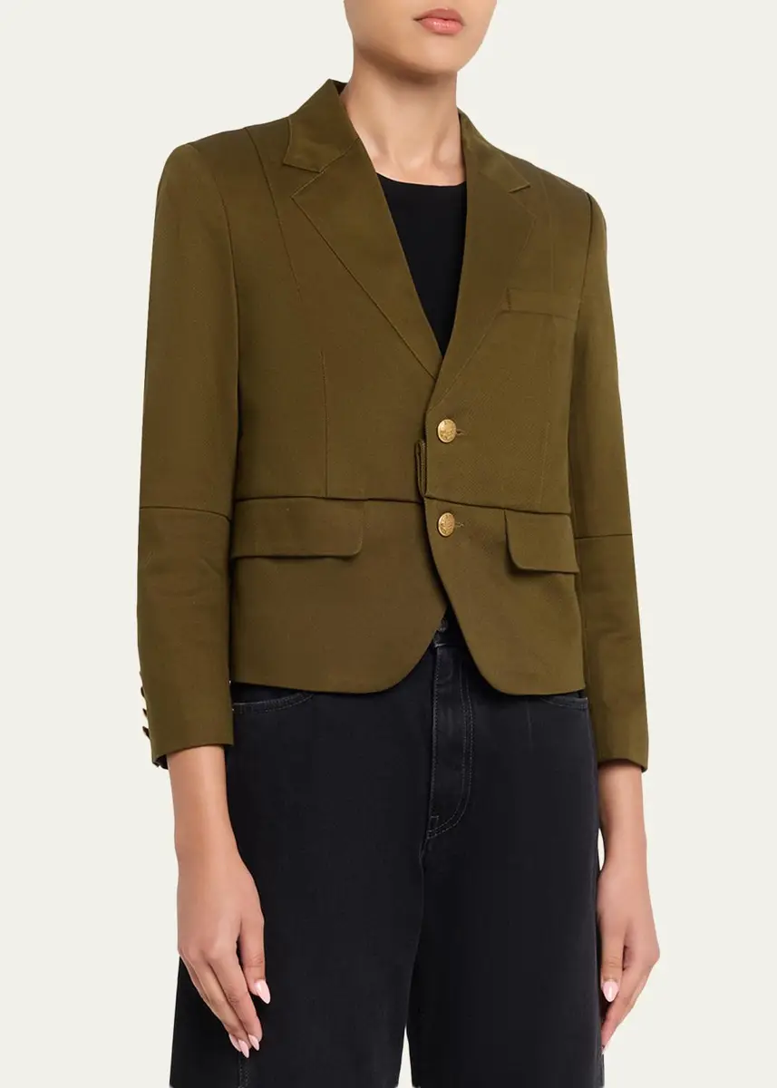 R13 Pleated Boyfriend Blazer | Thumbnail 4