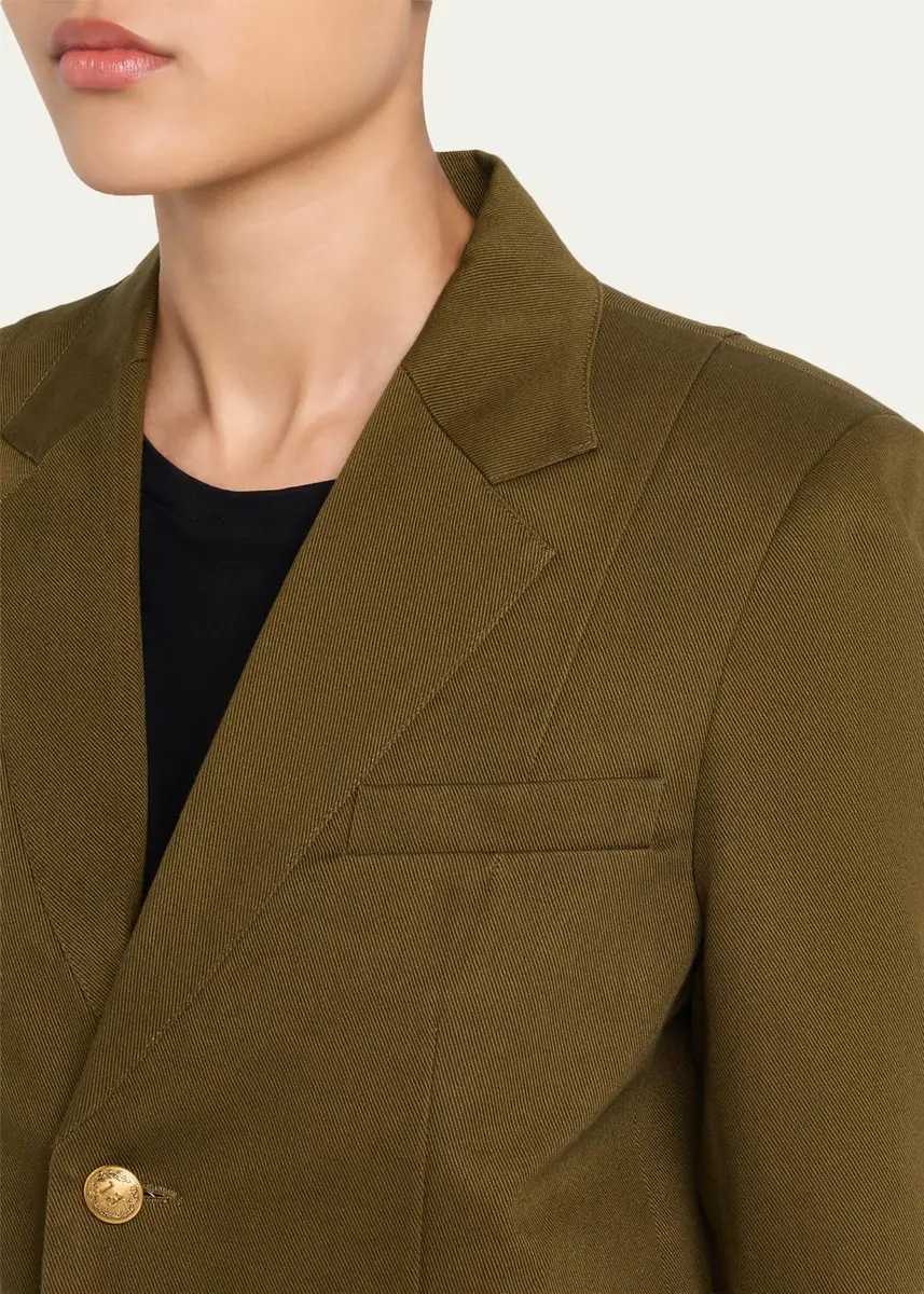 R13 Pleated Boyfriend Blazer | Thumbnail 5