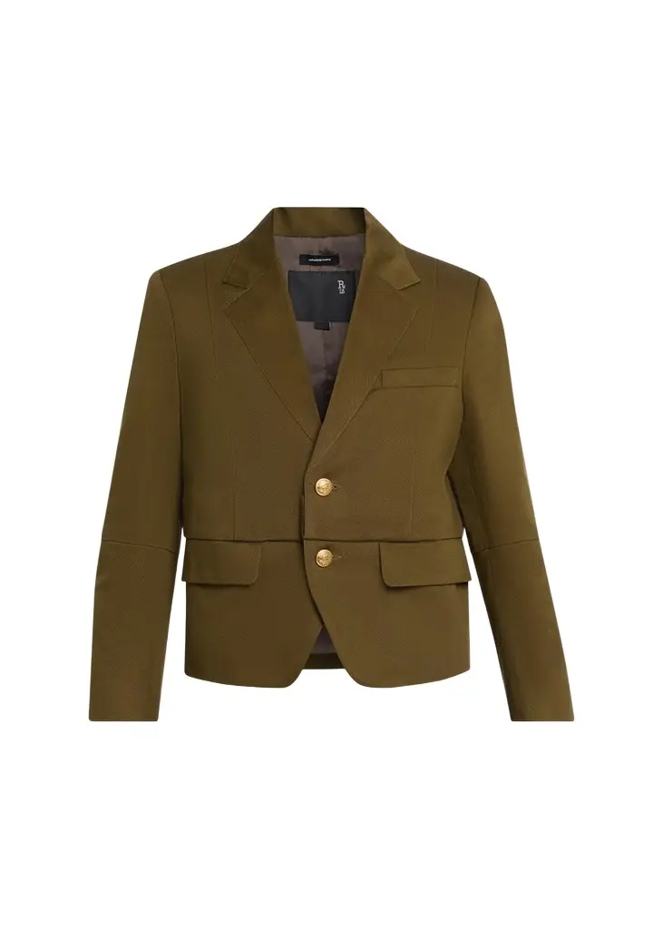 R13 Pleated Boyfriend Blazer | Image 1 R13 Pleated Boyfriend Blazer | Image 1