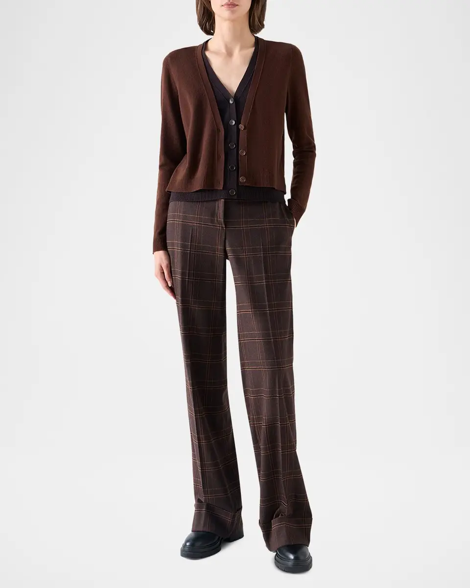 Akris punto Wool-Cashmere V-Neck Cardigan | Thumbnail 7 Akris punto Wool-Cashmere V-Neck Cardigan | Thumbnail 7