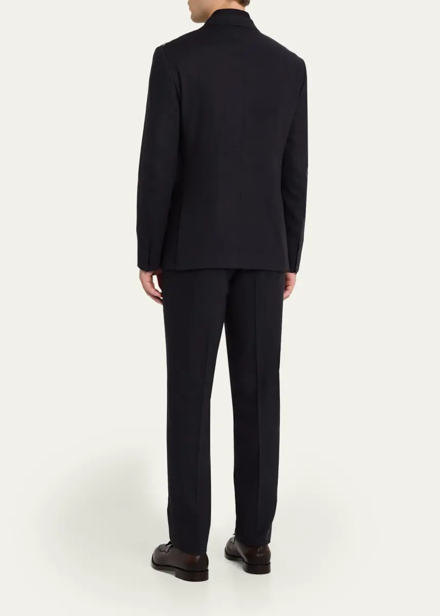 Zegna Men's Linen Single-Breasted Two-Piece Suit | Thumbnail 3 Zegna Men's Linen Single-Breasted Two-Piece Suit | Thumbnail 3