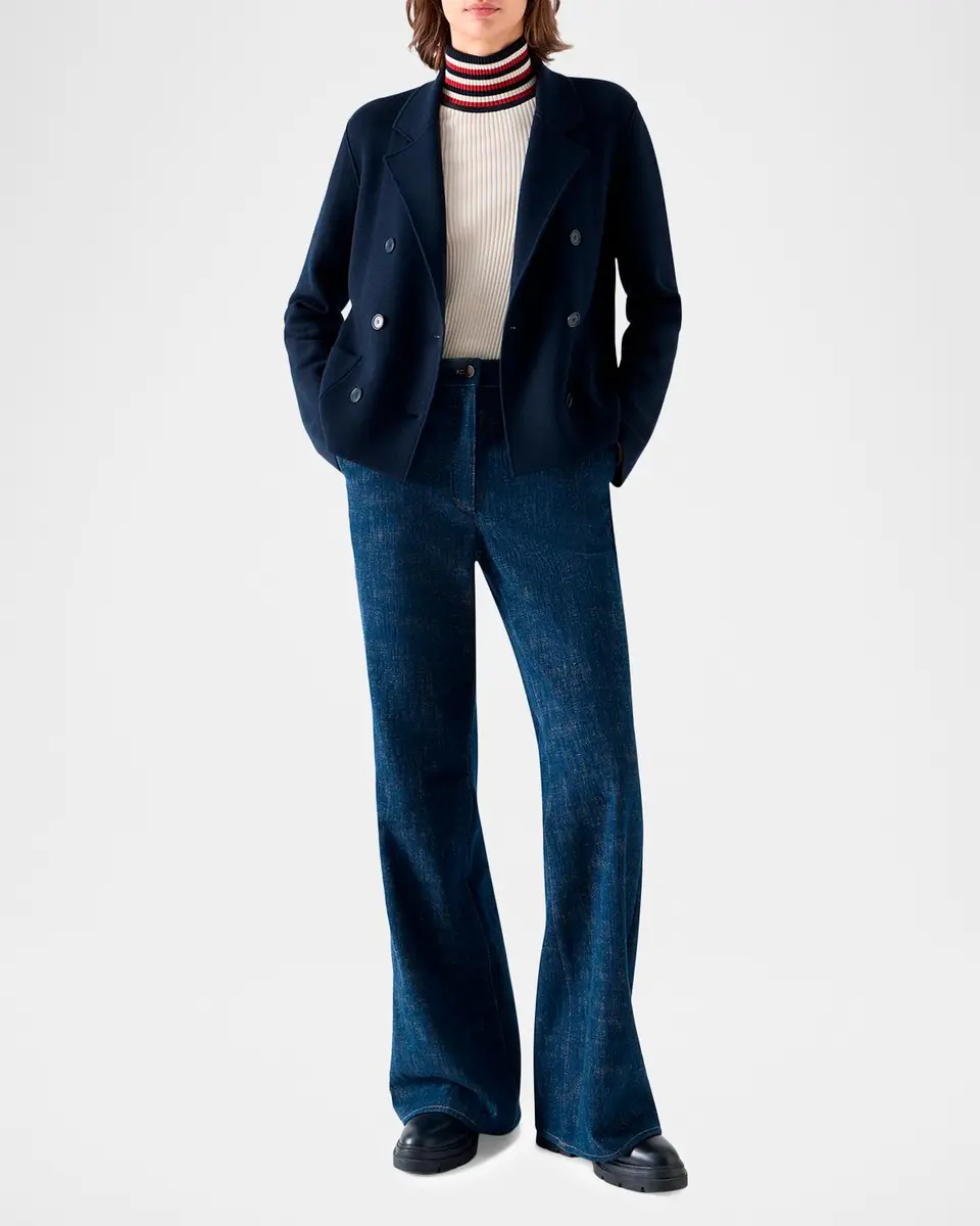 Akris punto Stretch Wool Cardigan-Style Jacket | Thumbnail 2 Akris punto Stretch Wool Cardigan-Style Jacket | Thumbnail 2