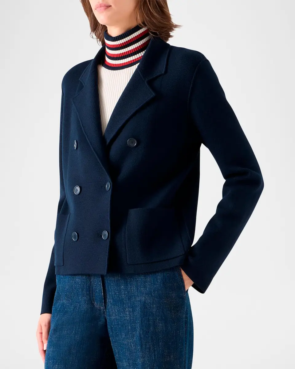 Akris punto Stretch Wool Cardigan-Style Jacket | Thumbnail 6 Akris punto Stretch Wool Cardigan-Style Jacket | Thumbnail 6