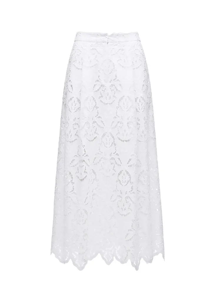 Toccin Stacy Embroidered Midi Skirt | Image 1 Toccin Stacy Embroidered Midi Skirt | Image 1