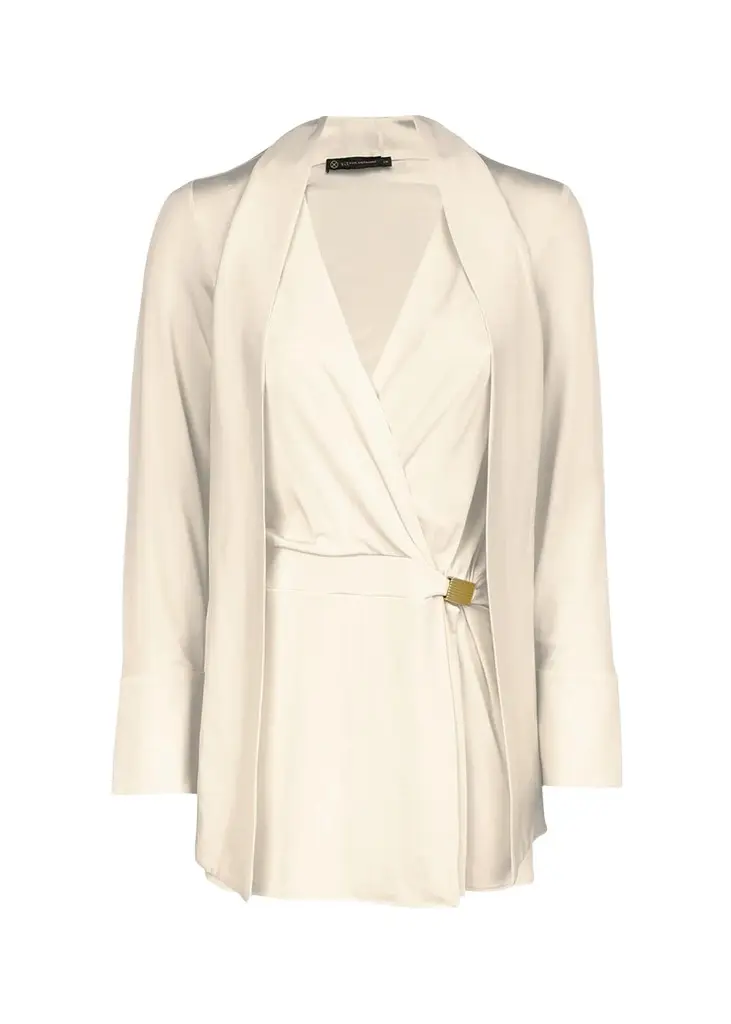 ViX Rosalie Surplice-Neck Mini Dress | Image 1 ViX Rosalie Surplice-Neck Mini Dress | Image 1