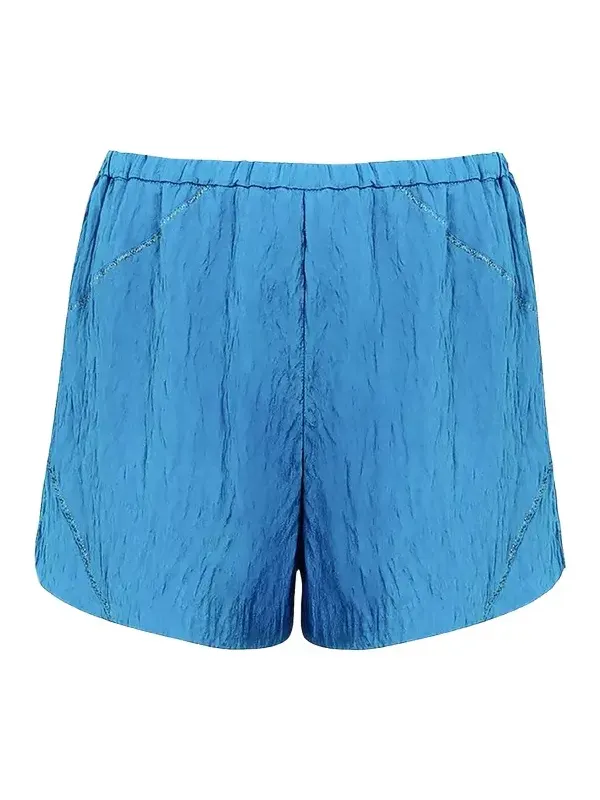 Bailey Textured Elasticized Shorts