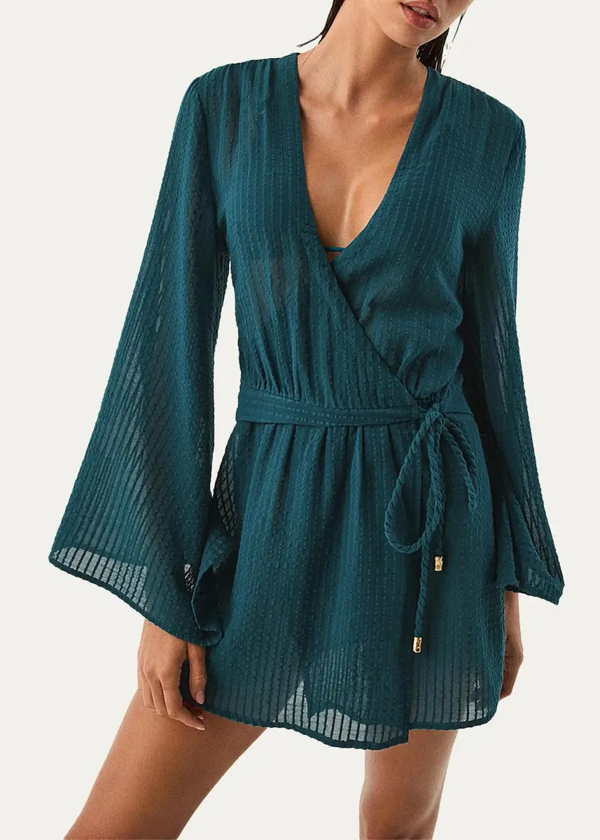 ViX Winnie Wrap Cover-Up | Thumbnail 4 ViX Winnie Wrap Cover-Up | Thumbnail 4