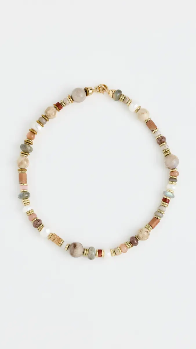 Shashi Joe Smooth Gemstone Necklace | Thumbnail 2