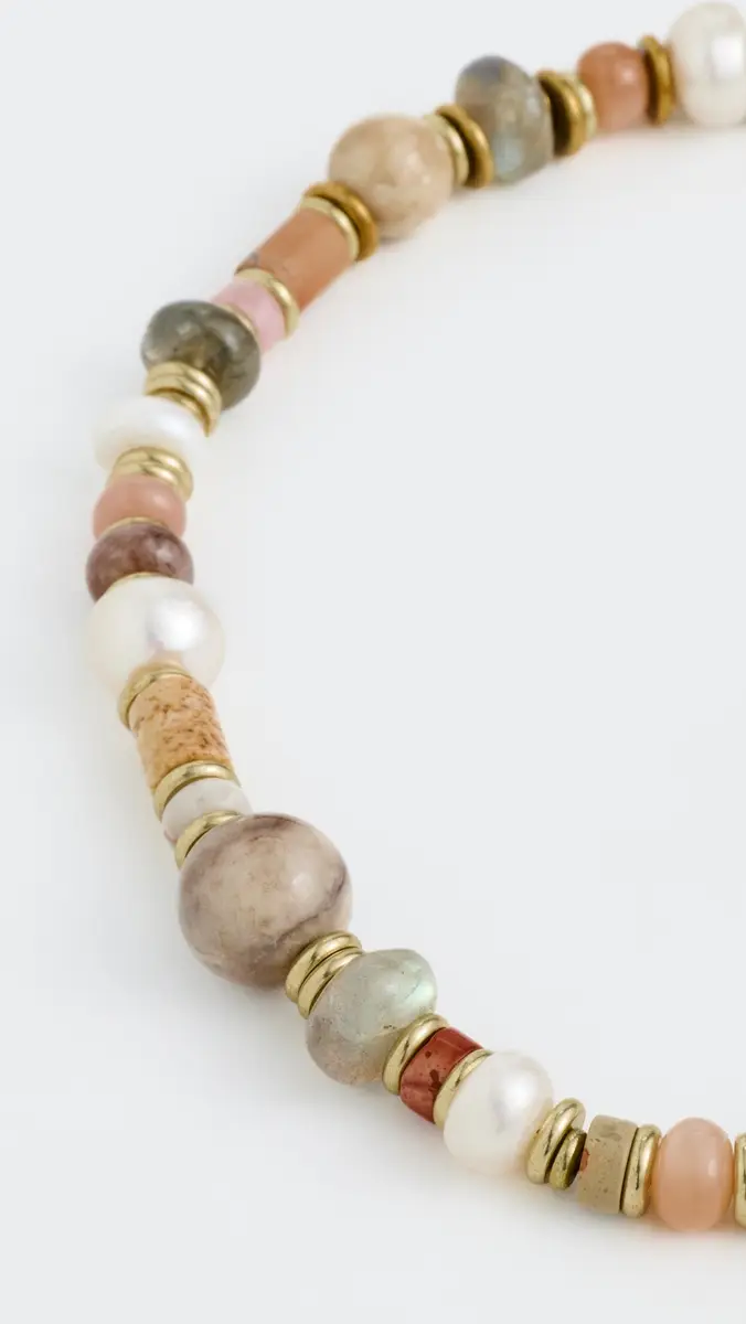 Shashi Joe Smooth Gemstone Necklace | Thumbnail 4
