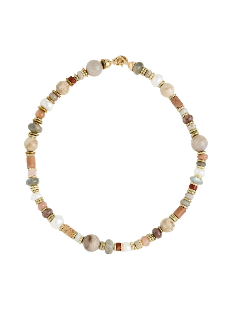 Joe Smooth Gemstone Necklace