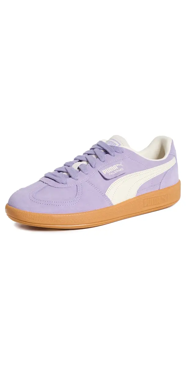 Puma Palermo Sneakers Light Lavender/Warm White | Image 1 Puma Palermo Sneakers Light Lavender/Warm White | Image 1
