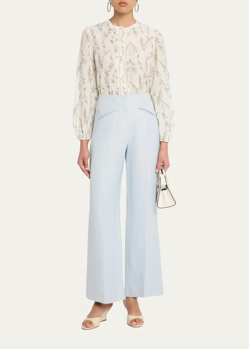 Veronica Beard Cassidee Wide-Leg Pants | Thumbnail 2 Veronica Beard Cassidee Wide-Leg Pants | Thumbnail 2