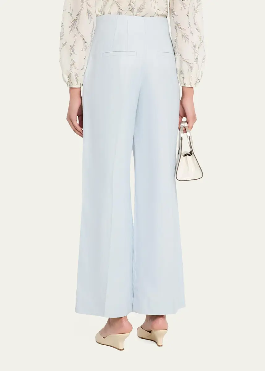 Veronica Beard Cassidee Wide-Leg Pants | Thumbnail 3 Veronica Beard Cassidee Wide-Leg Pants | Thumbnail 3