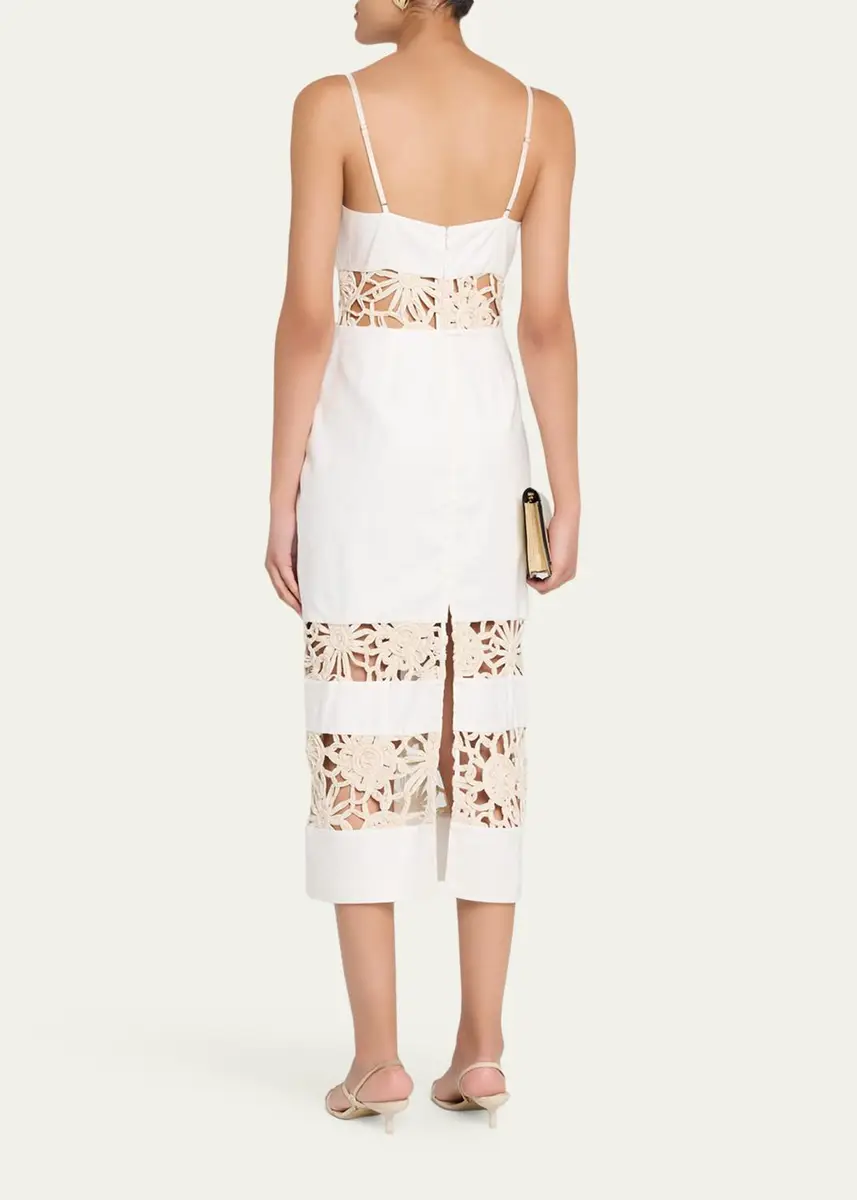 Ramy Brook Aaliyah Floral Cutout Midi Dress | Thumbnail 3 Ramy Brook Aaliyah Floral Cutout Midi Dress | Thumbnail 3