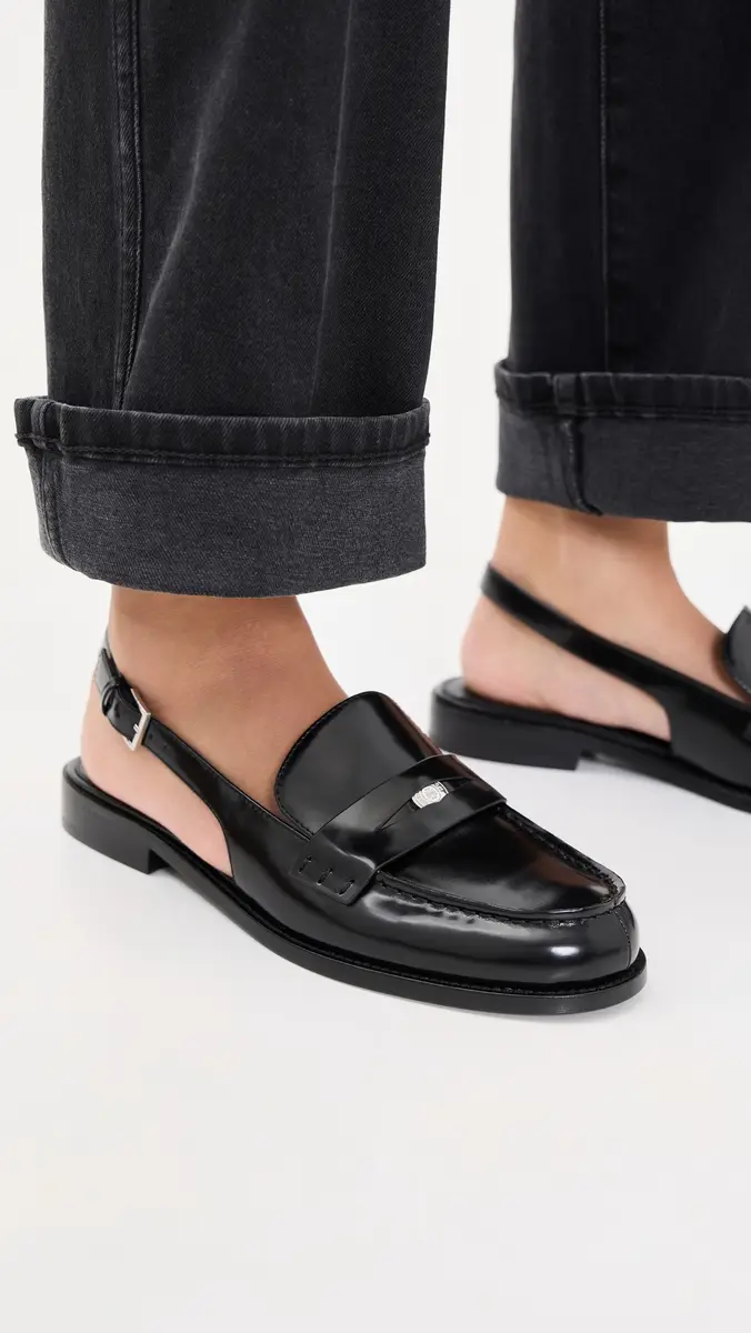 Tory Burch Classic Penny Slingback Loafers | Thumbnail 3
