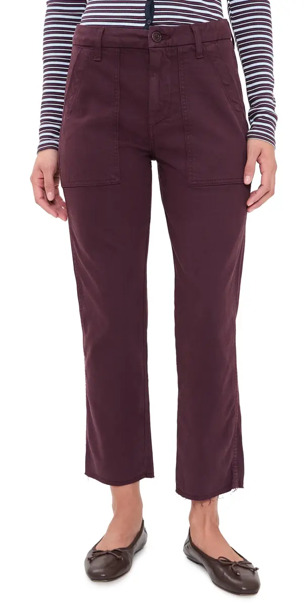 AMO Easy Army Trousers Mulberry | Image 1 AMO Easy Army Trousers Mulberry | Image 1