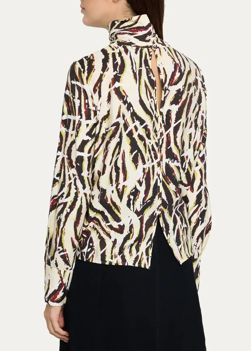 Proenza Schouler White Label Ansel Printed Top | Thumbnail 3 Proenza Schouler White Label Ansel Printed Top | Thumbnail 3