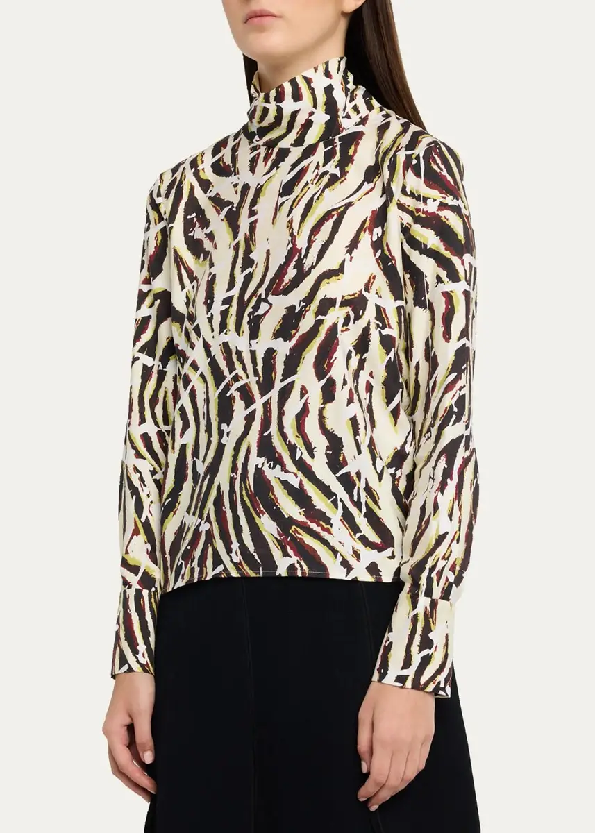Proenza Schouler White Label Ansel Printed Top | Thumbnail 4 Proenza Schouler White Label Ansel Printed Top | Thumbnail 4