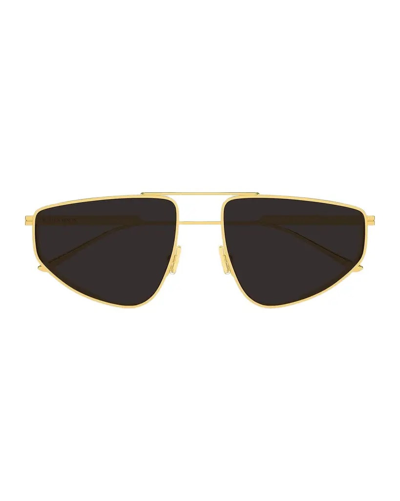 Bottega Veneta Geometric Aviator Sunglasses