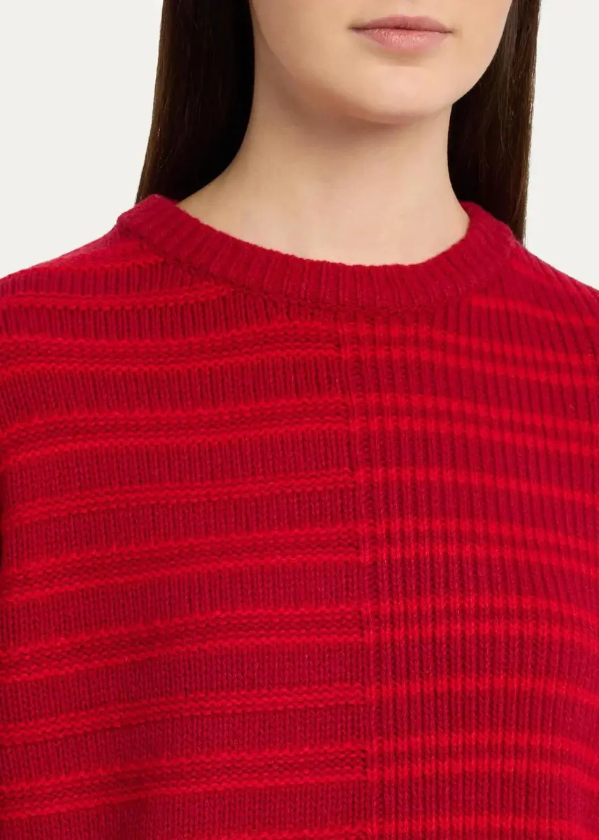 Proenza Schouler White Label Pandora Striped Wool-Blend Sweater | Thumbnail 5 Proenza Schouler White Label Pandora Striped Wool-Blend Sweater | Thumbnail 5