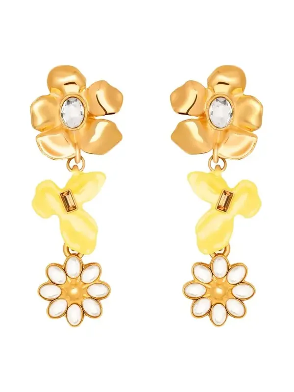 Wildflower Triple Drop Earrings Wildflower Triple Drop Earrings