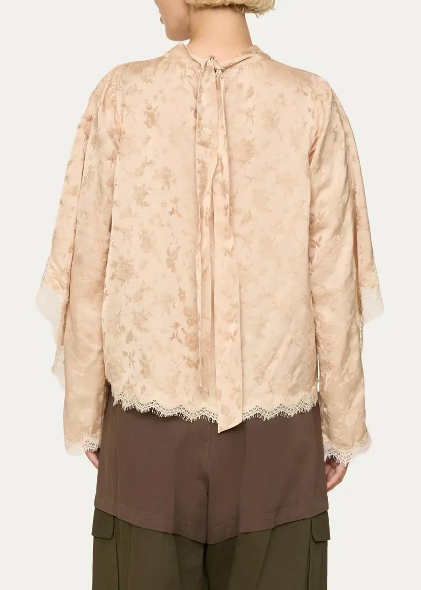 Sea Shay Long-Sleeve Lace Blouse | Thumbnail 3 Sea Shay Long-Sleeve Lace Blouse | Thumbnail 3