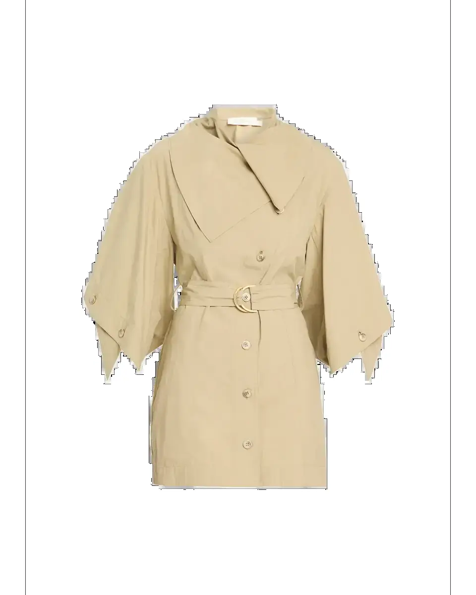 Zimmermann Valiant Utility Cotton Belted Mini Dress | Thumbnail 2