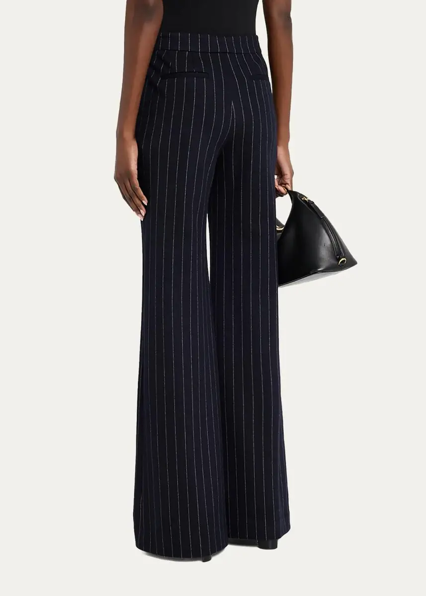 Lafayette 148 New York Lafayette Pinstripe Flare-Leg Pants | Thumbnail 3 Lafayette 148 New York Lafayette Pinstripe Flare-Leg Pants | Thumbnail 3