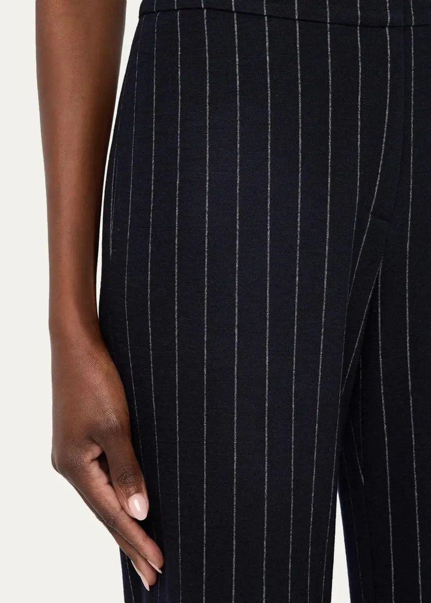 Lafayette 148 New York Lafayette Pinstripe Flare-Leg Pants | Thumbnail 5 Lafayette 148 New York Lafayette Pinstripe Flare-Leg Pants | Thumbnail 5