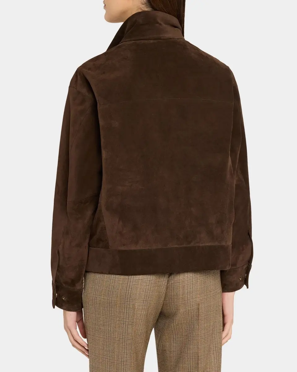 Nili Lotan Dominic Calfskin Suede Jacket | Thumbnail 3