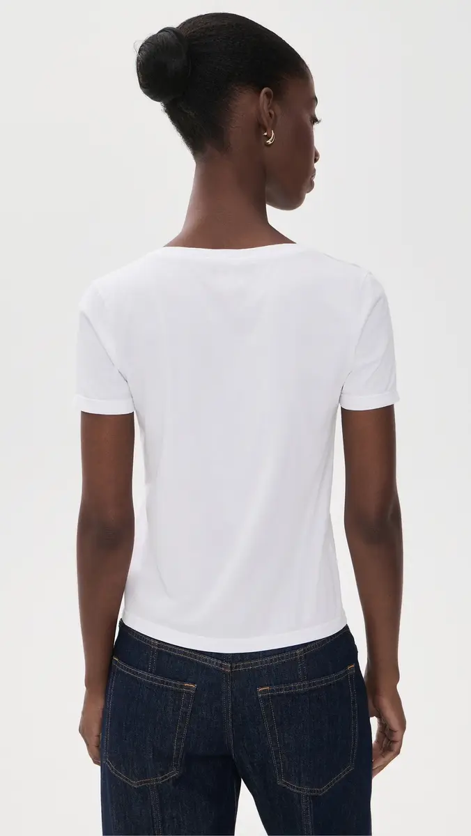 L'Agence Brianna V Neck Tee | Thumbnail 3