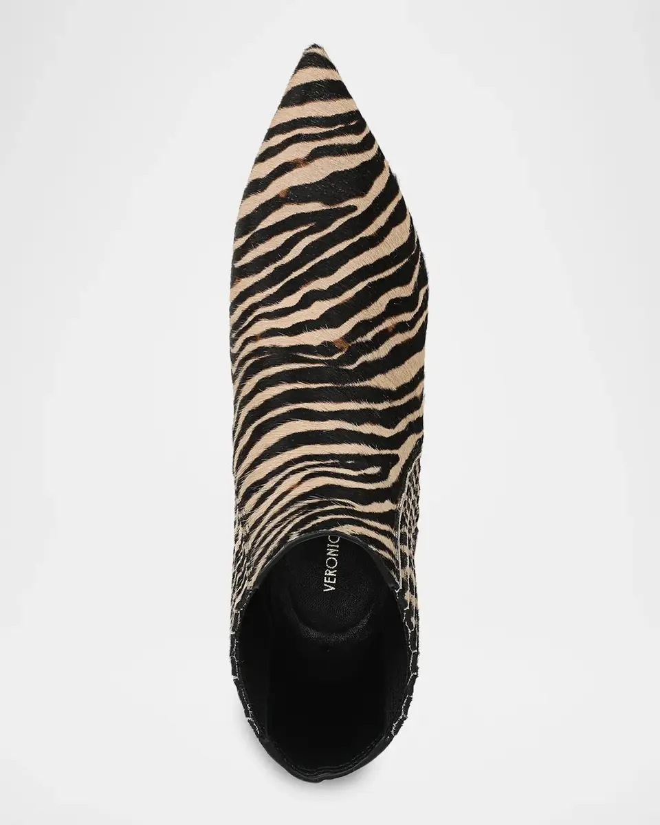 Veronica Beard 45mm Lisa Zebra Calf Hair Ankle Boots | Thumbnail 5 Veronica Beard 45mm Lisa Zebra Calf Hair Ankle Boots | Thumbnail 5
