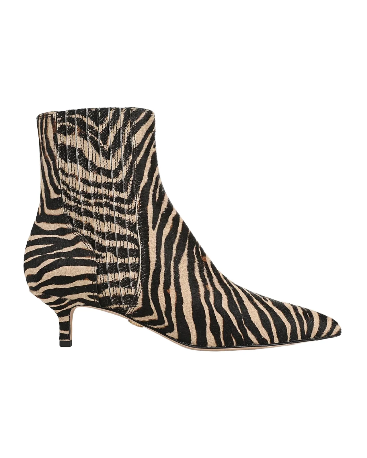 45mm Lisa Zebra Calf Hair Ankle Boots 45mm Lisa Zebra Calf Hair Ankle Boots