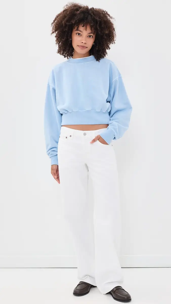 SLVRLAKE Crop Crew Sweatshirt | Thumbnail 5 SLVRLAKE Crop Crew Sweatshirt | Thumbnail 5