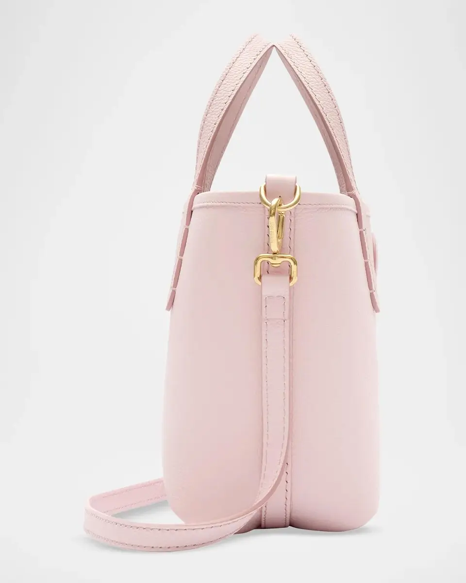 Burberry Bloomsbury Reversible Mini Leather & Check Tote Bag | Thumbnail 6 Burberry Bloomsbury Reversible Mini Leather & Check Tote Bag | Thumbnail 6