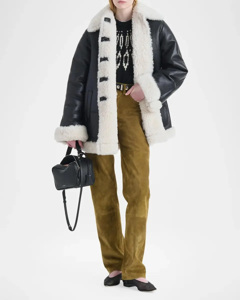 Altuzarra Blake Lamb Shearling Oversized Coat | Thumbnail 2