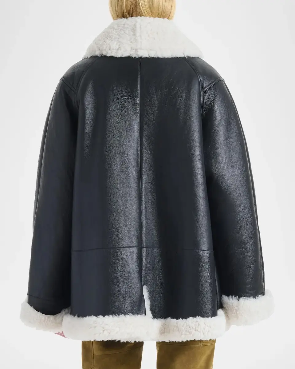 Altuzarra Blake Lamb Shearling Oversized Coat | Thumbnail 3