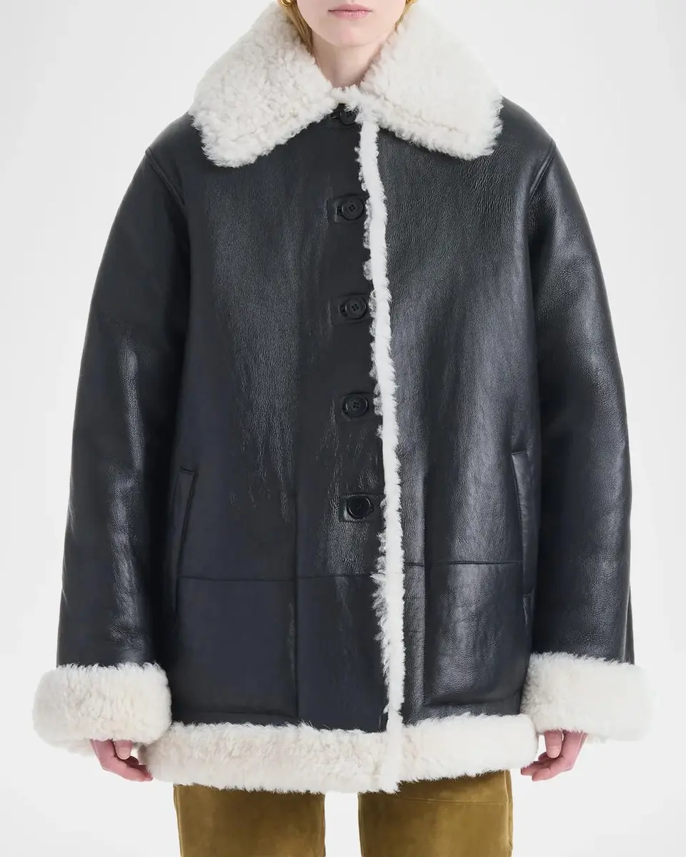 Altuzarra Blake Lamb Shearling Oversized Coat | Thumbnail 4